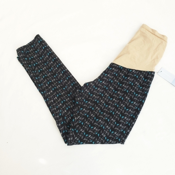 *Last Chance* NWT Motherhood Maternity Secret Fit Leggings Geometric XL - Picture 1 of 12